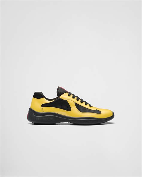 prada yellow black shoes|prada sneaker outlet.